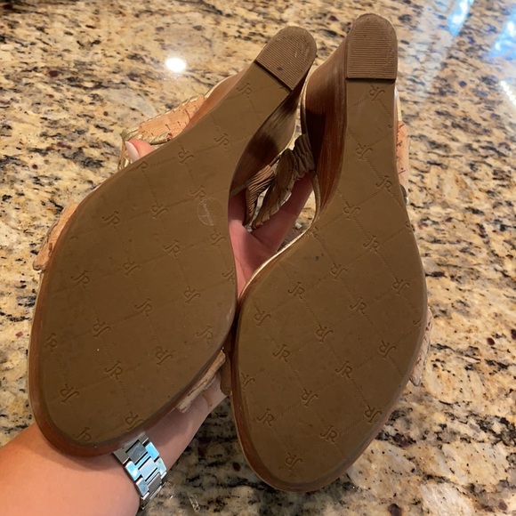 Jack Rogers Wooden Stacked Wedge, 9 - Picture 4 of 4